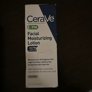 CeraVe PM facial moisturizing lotion, ultra lightweight